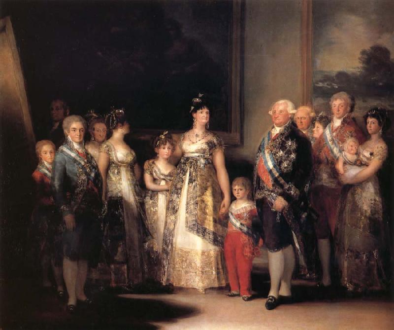 Francisco Goya Family of Carlos IV oil painting picture